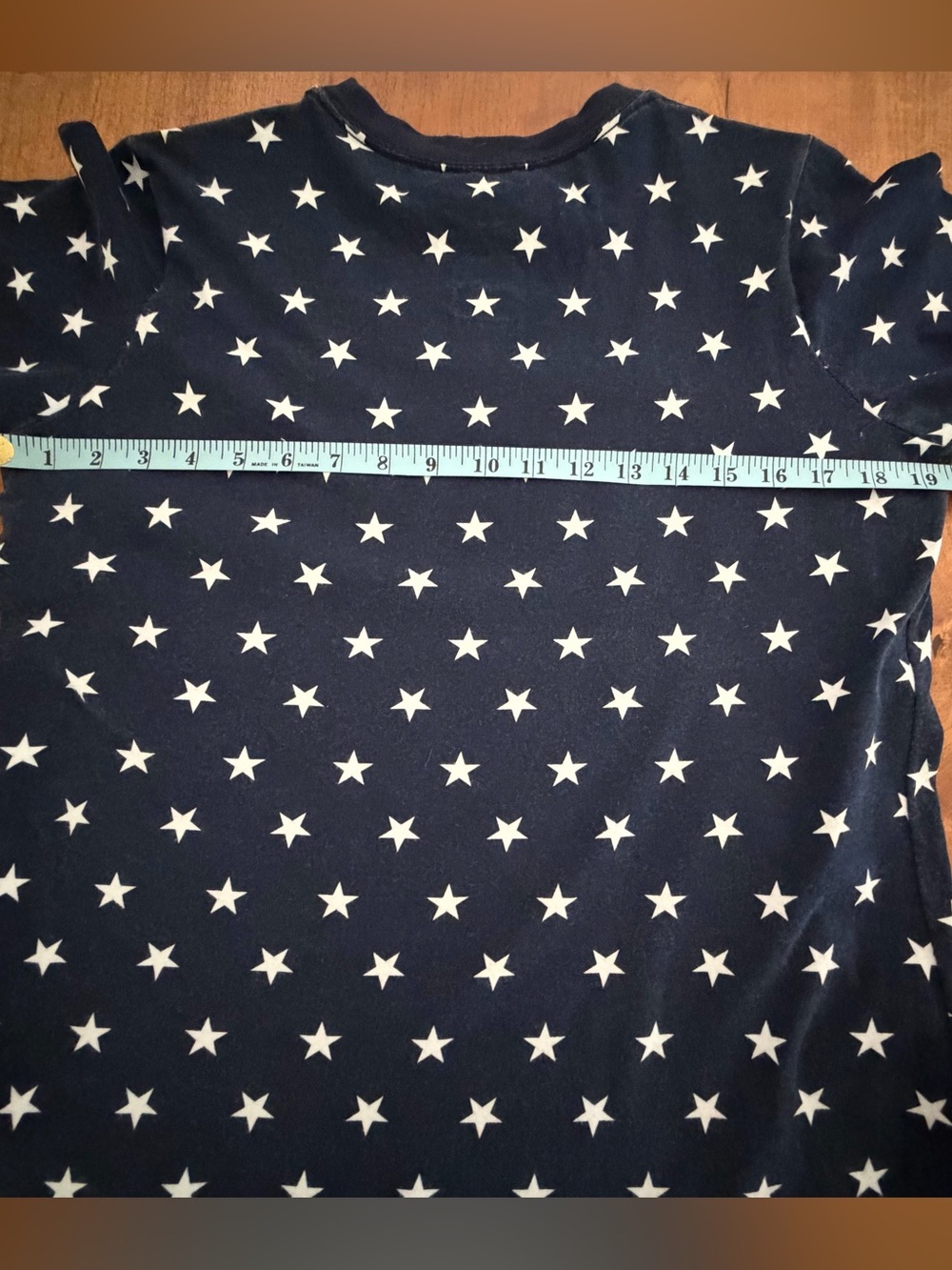 The North Face Navy Star Tee with Red Logo - Picture 4 of 6